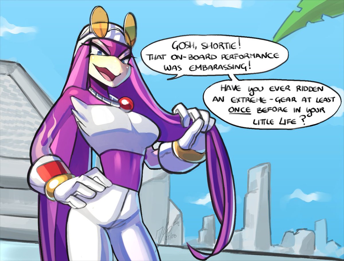 _o__________8_'s tweet image. gotta introduce the small new one to Extreme Gear racing #SonicTheHedgehog #sonicidw