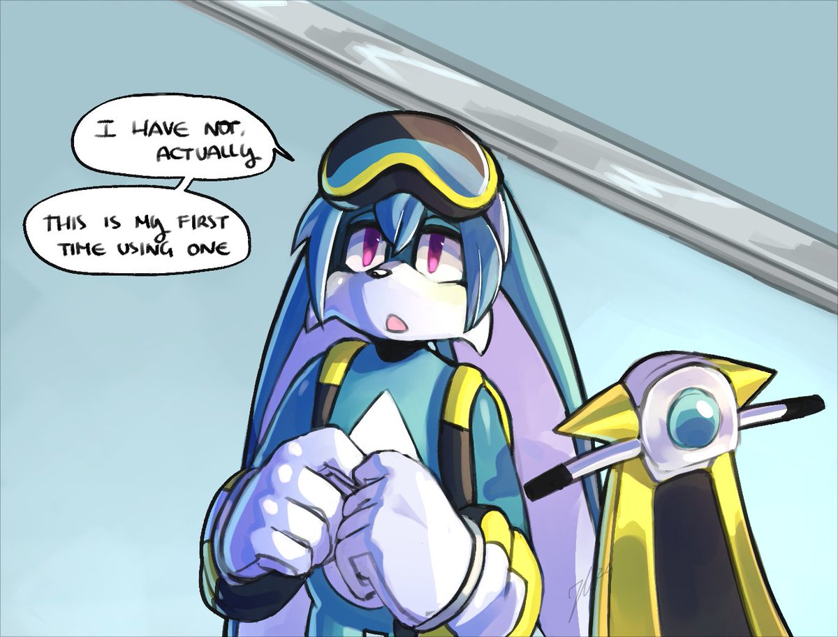 _o__________8_'s tweet image. gotta introduce the small new one to Extreme Gear racing #SonicTheHedgehog #sonicidw