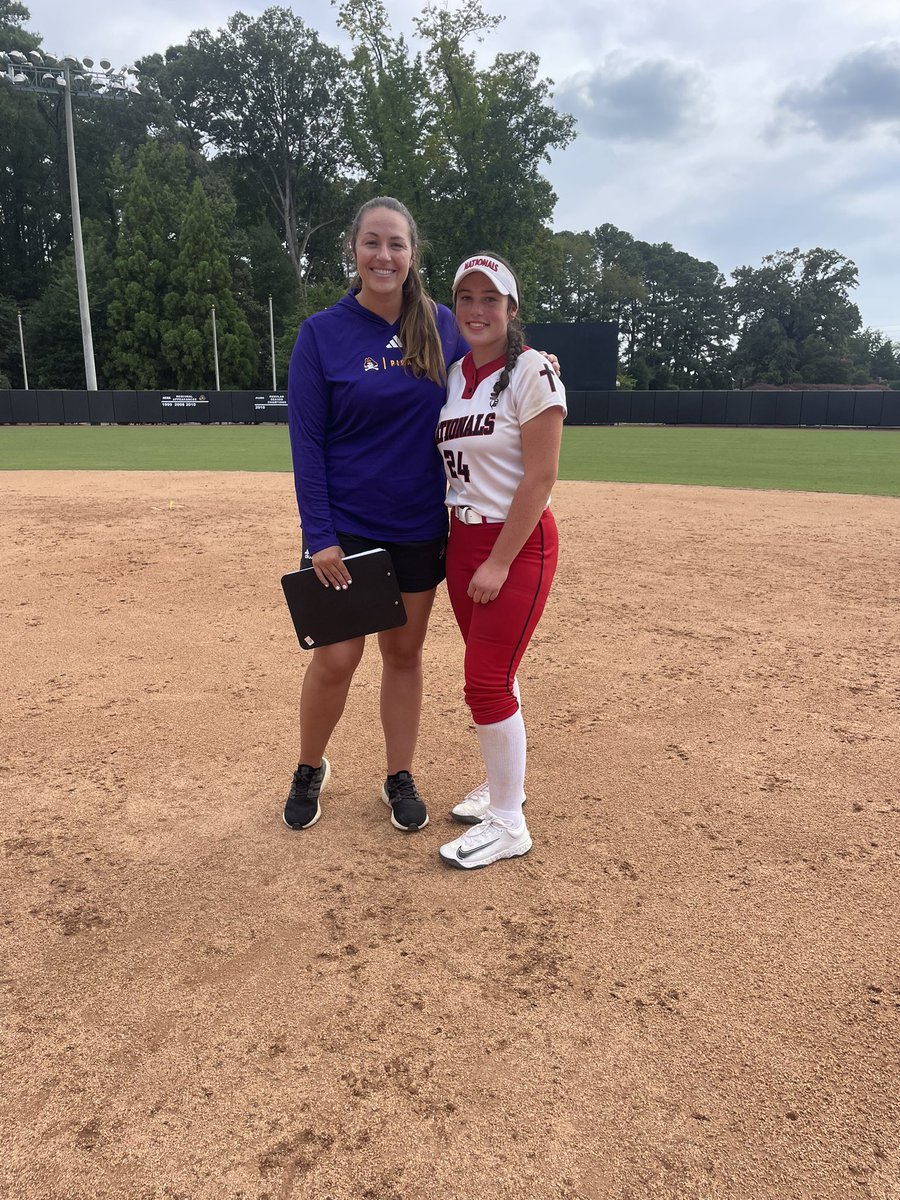 First time going to <a href="/ecu__softball/">East Carolina Softball</a>!! I loved the campus and had so much fun getting to meet and talk to all of the players and coaches. <a href="/ShaneWinkler/">Shane Winkler</a> <a href="/jennacone/">Jenna Cone</a> <a href="/Nationals_Coach/">Nationals 16U</a> <a href="/EASRecruiting/">Empowered Analytic Sports Recruiting</a>