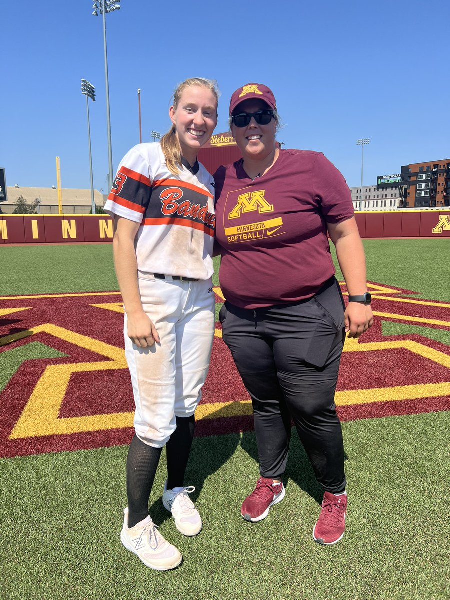Rory (@rsalvesen34) on Twitter photo I had a blast today working with <a href="/GopherSoftball/">Minnesota Softball</a>! Thank you to Coaches <a href="/RitterPiper/">Piper Ritter</a>, <a href="/coachanniesmith/">Annie Smith</a>, <a href="/royast24/">Roya St.Clair</a>, and <a href="/baileyoetting09/">Bailey Oetting</a> for an amazing camp and Gopher experience! Go Gophs! I had a blast today working with <a href="/GopherSoftball/">Minnesota Softball</a>! Thank you to Coaches <a href="/RitterPiper/">Piper Ritter</a>, <a href="/coachanniesmith/">Annie Smith</a>, <a href="/royast24/">Roya St.Clair</a>, and <a href="/baileyoetting09/">Bailey Oetting</a> for an amazing camp and Gopher experience! Go Gophs!