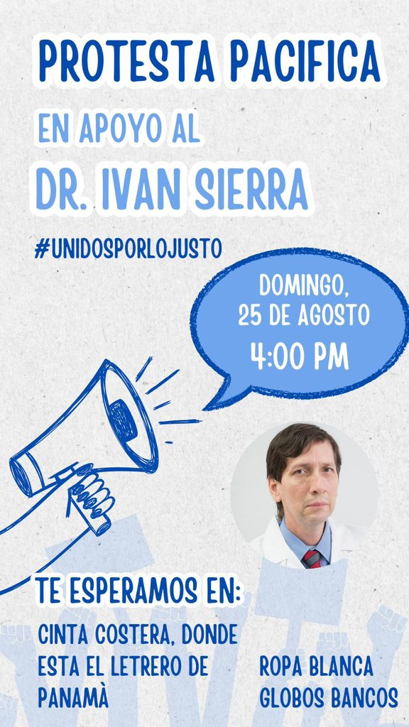 Apoya al Doctor Iván Sierra.