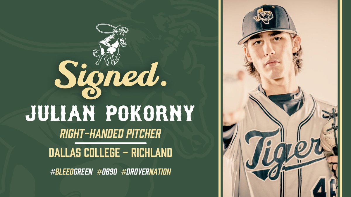 USAO Drover Baseball (@droverbaseball) on Twitter photo Please help us welcome a native of Keller, Texas - RHP Julian Pokorny to the Drovers Family! 👊
I chose USAO because "of Jeremiah 29:11."
#DroverNation🏇 x #BleedGreen
<a href="/JulianPokorny46/">Julian Pokorny</a> | #DB90 Please help us welcome a native of Keller, Texas - RHP Julian Pokorny to the Drovers Family! 👊
I chose USAO because "of Jeremiah 29:11."
#DroverNation🏇 x #BleedGreen
<a href="/JulianPokorny46/">Julian Pokorny</a> | #DB90