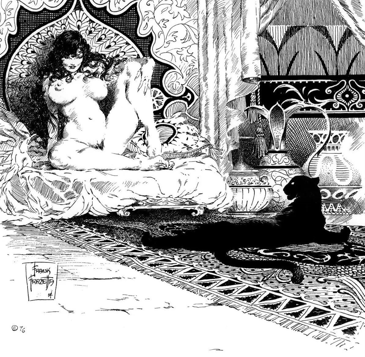 xe0_xeo's tweet image. Frank Frazetta