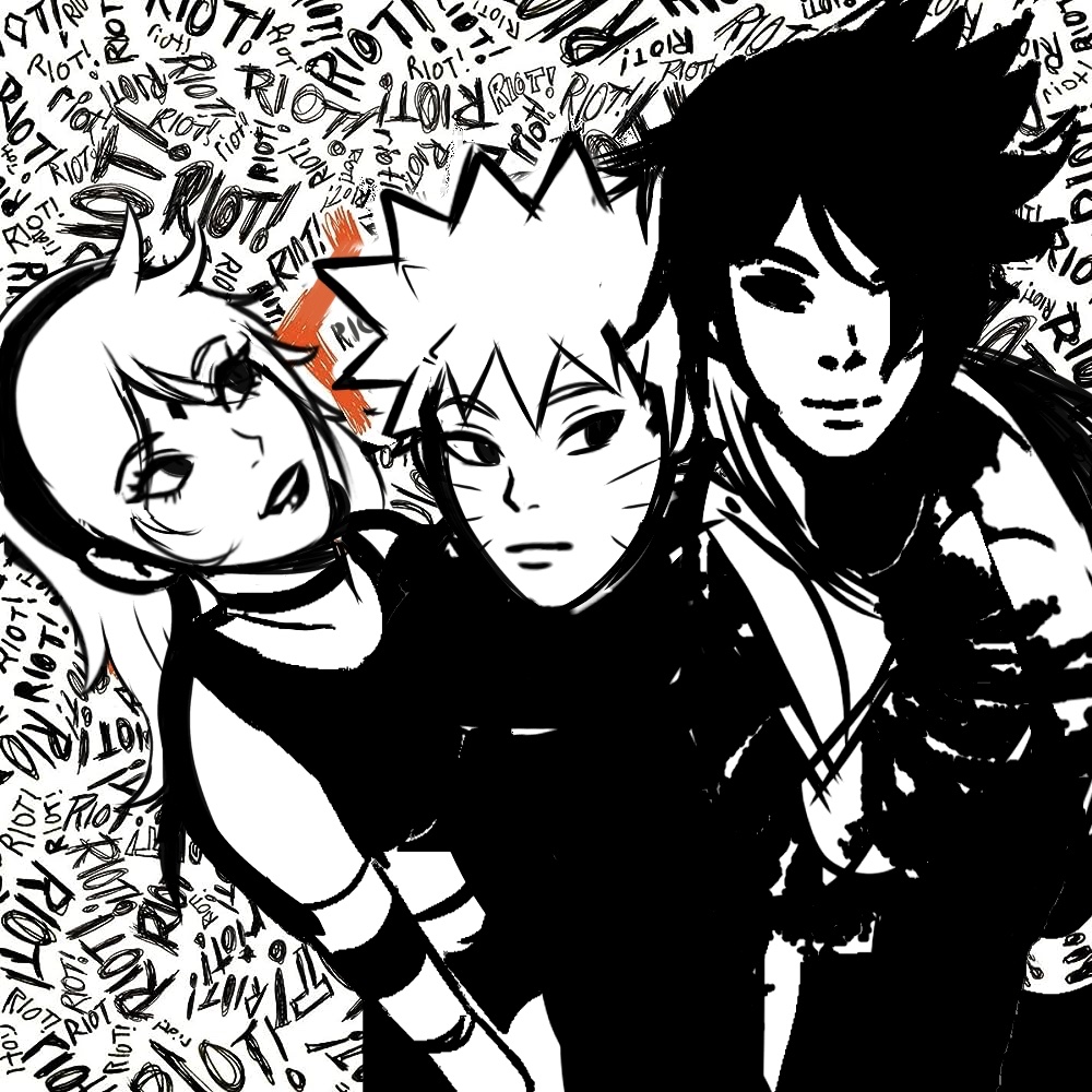 friedrice0404's tweet photo. Worked on this team 7 x paramore cover a bit more lmao #naruto https://t.co/xNM2c4KIhX