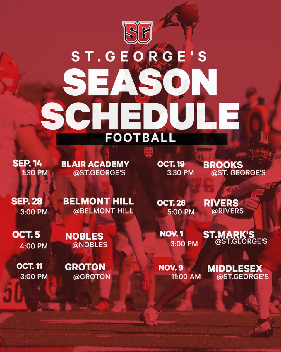 Varsity Football Schedule!