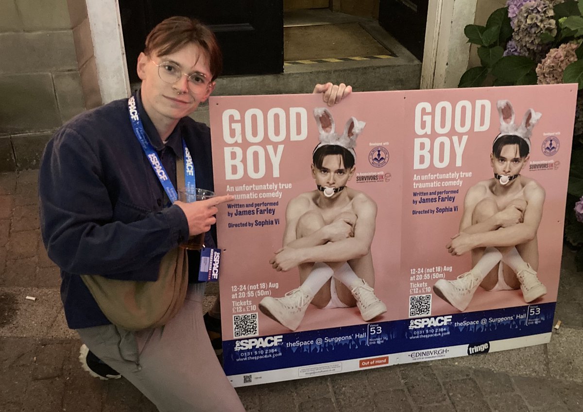 12 shows, over half sold out. 5 and 4 star reviews. 12 pints of milk guzzled. 8 years since I first wrote it. (May have taken a memento from a railing in Nicholson Square)