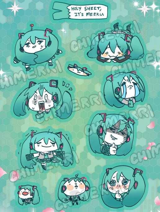 Debuting these sticky Meeks at aioc next week! 