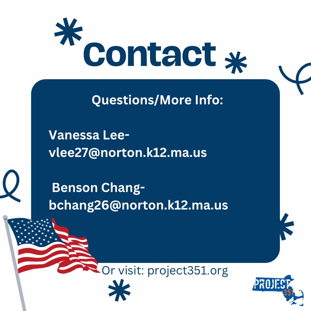 Support our veterans and active military personnel by donating to our item drive!Donations can be dropped off at the Norton Library from Aug. 26 to Sep. 10. Thank you in advance for your support! <a href="/nessal09/">Vanessa Lee</a> @MaMilHeroes <a href="/TeamProject351/">Project 351</a> #NeverForget #HonorAndRemember #35ONE