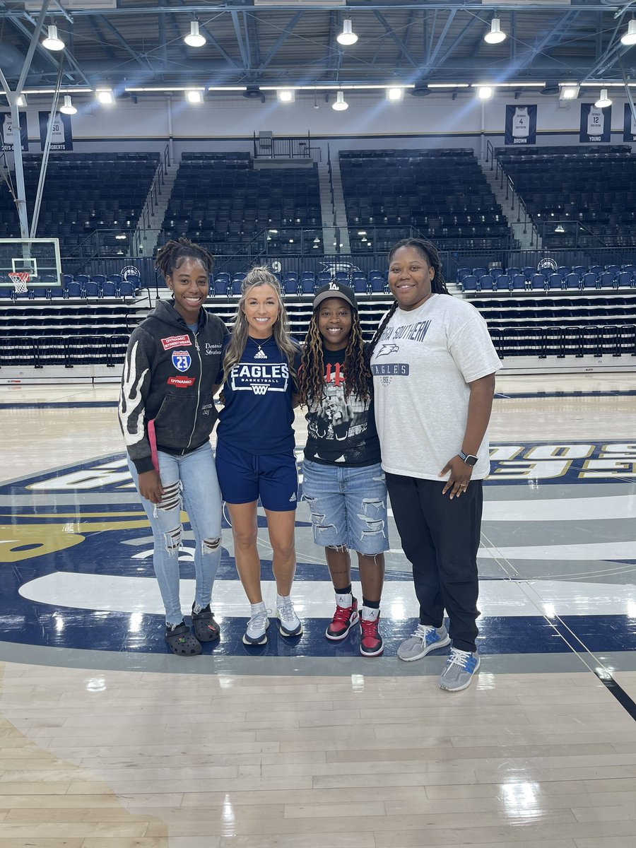 Two of my former players surprised Coach Ju and I on campus today!! 3 hour drive just to hang out with us for the day. These relationships mean the world ❤️ so grateful that this game made us family!