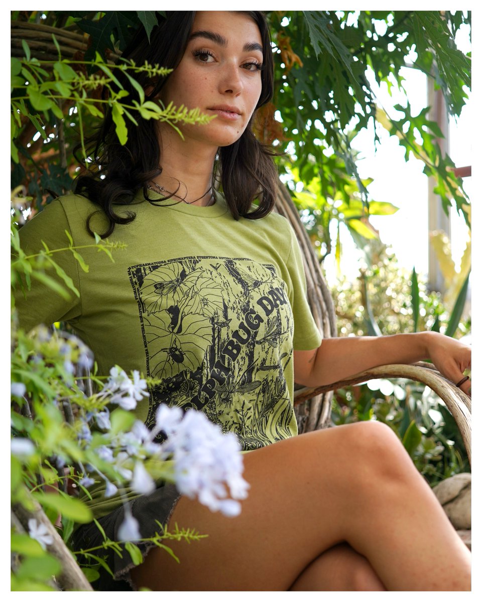 GuelphBugDay's tweet photo. Guelph Bug Day Shirts!!🦋 This time being shown off by Speranza
Available for $30 at our merch booth at Guelph Bug Day!

Illustrated by Winter Kraemer and printed by Alpine Print Company. Photos by Joshua Lonuzzo.

*Model is wearing a size Small* https://t.co/7ny2RuFLMb