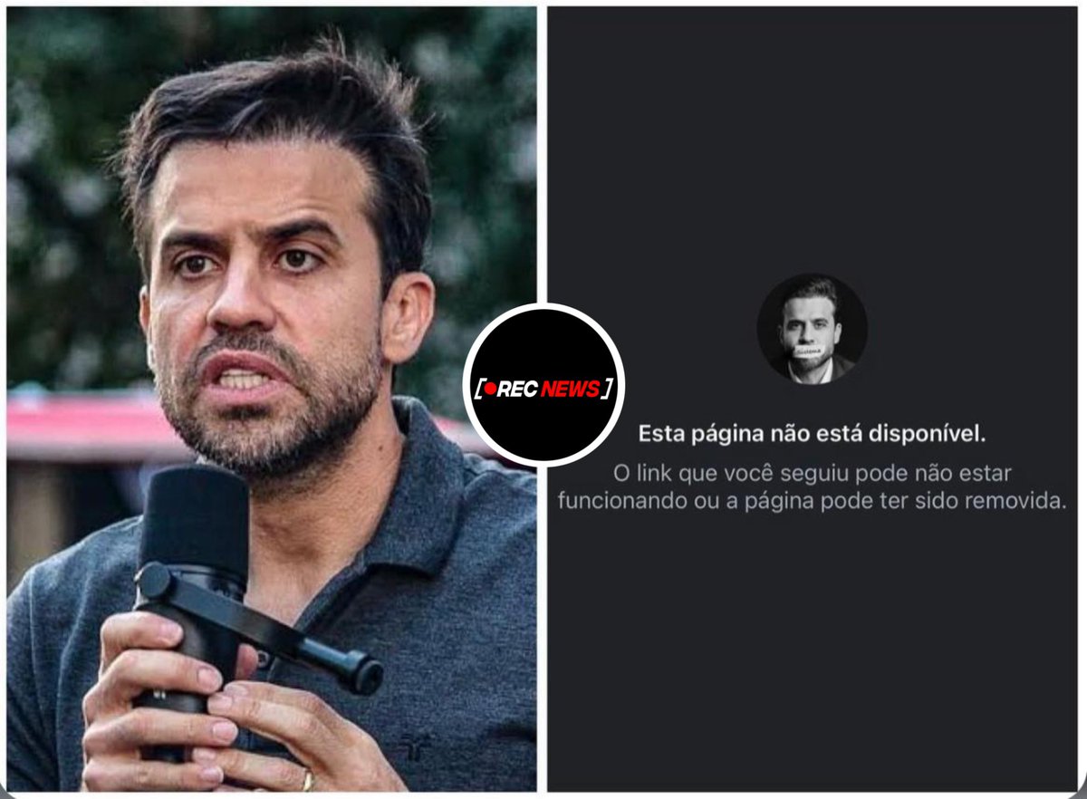 🚨URGENTE‼️: Após decisão da Justiça Eleitoral, todas as redes sociais de Pablo Marçal, candidato à Prefeitura de São Paulo, foram banidas da internet.