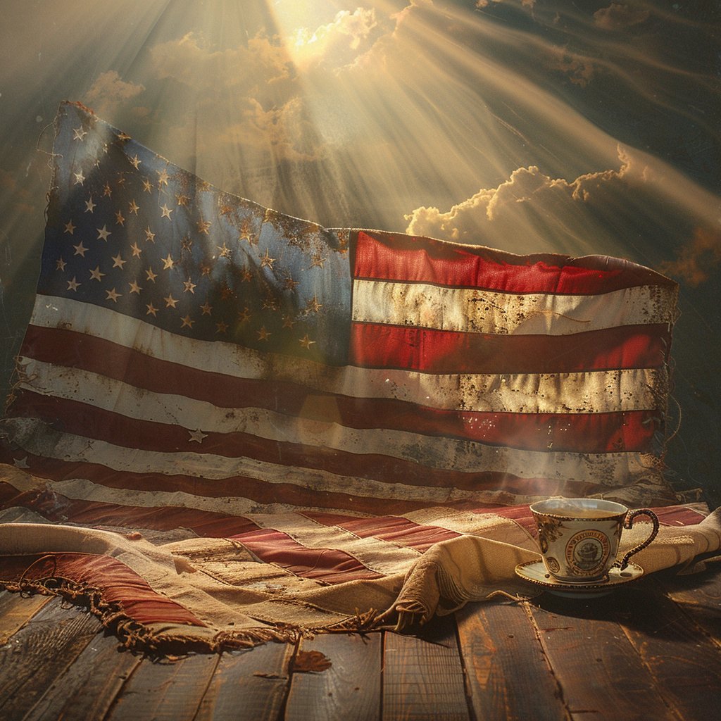 CarinCamen's tweet image. In 1773, united in defiance, patriots took a stand at the Boston Tea Party. Their act of rebellion became a rallying cry for liberty and unity. 

#BostonTeaParty #UnitedForFreedom #EchoesofUnity