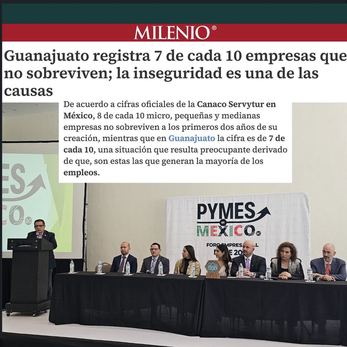 PYMESenMx's tweet photo. Agradecemos a los medios de comunicación la difusión para lo que fue el Foro PYMES en León, Guanajuato. Sigamos apoyando a las PYMES en México🦁🇲🇽
#PYMESenMexico #ForoPYMES #apoyoemprendedores #difusión https://t.co/t1kf05yNCl