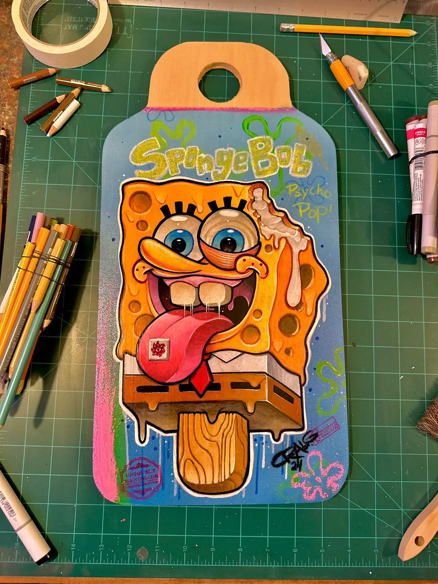 🖊🖍✏️🖌 #prismacolorpencils #prismacolormarkers #uniposca #sharpiepaintpens #jellyrollpens #metalmachinepens #basswoodcharcuterieboardcanvas 
🖌✏️🖍🖊