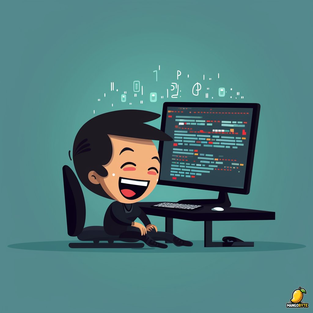 MangoByteLtd's tweet image. Having a rough day of coding? Check out our funniest programming one-liners to brighten your day! 😂 #CodeLaughs #ProgrammingHumor #DevJokes. Visit us at mangobyte.co.th