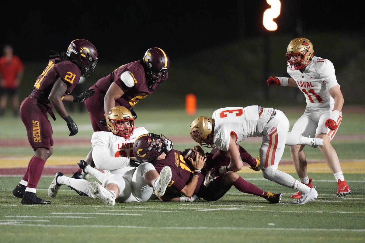 Sac du quart : Thomas Gosselin! Le premier d'une TRÈS TRÈS TRÈS longue série. On vous le dit. 

𝐋𝐀𝐕 25 - 𝐂𝐎𝐍𝐂 11 (6:07, 3e quart)

#GoLaval