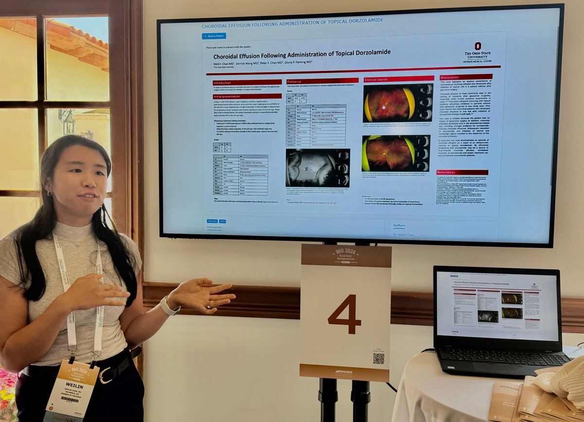 Sayoko Moroi (@drsymoroi) on Twitter photo So proud of our <a href="/OhioStateEye/">Ohio State University Ophthalmology</a> women residents presentations at #WIO today! So proud of our <a href="/OhioStateEye/">Ohio State University Ophthalmology</a> women residents presentations at #WIO today!