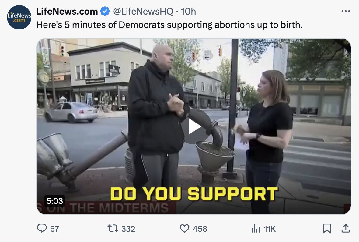 JustinPetersMin's tweet photo. Dwight - Firstly, I've never said that a Christian must vote Republican. I have said and will happily reiterate that I do not believe any Christian who understands the utter moral depravity of the Democratic party should or even could vote for it and maintain a clear conscience.

I vehemently disagree with Trump's recent statement on abortion and because of it I would not disparage any Christian who chooses not to vote for him. I, however, will.

I am against all abortions from the moment of conception forward. However, I am also a realist and know that a total ban on abortion is never going to happen in a country as morally depraved as ours. 

I also realize that one of two people will soon be the next president of the United States: Harris or Trump. If Harris and her Democratic party get their way, there will no restrictions at all on abortion - zero, nada, zilch - all the way up to and even past birth. See the linked video if you doubt this. The Republican party at least favors banning late term abortions and there are still many Republicans who favor outlawing it altogether. There are no Democrats who favor this. None. 

The moral depravity in the Democratic party does not stop at abortion, however, The Democratic party (Harris and Walz especially) favor the genital mutilation of children who do make it out of the womb alive. They favor parents having no right to stop their child from undergoing horrific and irreversible hormone "therapy" and "gender transitioning" surgery. They actually favor having children forcibly removed from their parents if the parents refuse to allow this garrish and grotesque mutilation. See attached picture as but one example.

The Democratic party is notoriously soft on crime and in blue states all across this land punishments even for child molestation and child pornography are being lessened by leftist judges, attorneys general, and district attorneys. There is literally no form of sexual deviancy the Left will not embrace. Child molestation should be punishable by death. Far from increasing the penalty for this most egregious and disgusting of crimes, those on the left seek to minimize it and are well on their way to its normalization.

Either Trump or Harris will be appointing judges to the federal bench and likely justices to the USSC. Between the two, I have far, FAR more confidence in judges appointed by a Republican than those appointed by a Democrat (I have none for the latter). Those appointed by Democrats are always, without exception, extreme leftists who have little if any regard for the Constitution and will rule to affirm every form of moral debauchery placed before them (and this is to say nothing of the left's contempt for the first and second amendments).

Further, the Democratic party is wholly onboard with children in school being taught the LGBTQ agenda and having homosexual prose pornography (complete with drawing depicting such) in school libraries. The democratic party wants to murder as many children as they can in the womb and sexually mutilate as many as they can outside of it. The Democratic party hates children and hates the nuclear family.

The Democratic party is also the biggest supporter of Planned Parenthood, the founder of which, Margaret Sanger, explicitly stated that she wanted to reduce the "negro" population. Planned Parenthood as an organization has few peers when it comes to unvarnished racism, and the Democratic party bows down to it like a golden calf. For this reason alone, I am astonished that the great majority of blacks give their vote to the Democrats.

On a lesser but still important note, if Harris is elected she will ramp up the destruction already underway of the United States military. All of our branches are seeing severe shortfalls in recruitment and it is almost exclusively to the queering of the armed forces. Young, heterosexual men do not want to risk being put under the command of some dude wearing lipstick and a dress. Who can blame them? And yet it is these very individuals - young heterosexual men - who comprise the backbone of our armed forces. The left is destroying the military by feminizing it and queering it. Trump has vowed to stop that. Harris will accelerate it (her first campaign announcement was with a bunch of disgusting drag queens, so).  

Every presidential election is is a choice between the lesser of two evils. It is crystal clear to me who the lesser evil is.  

https://t.co/KusLNJPEcC