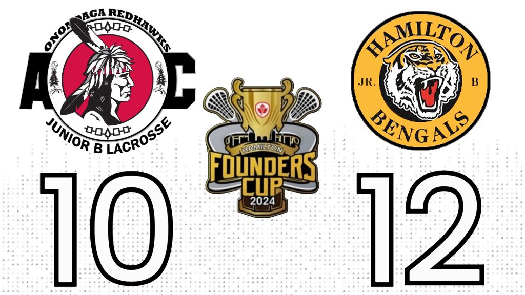 Hamilton Bengals will play for Gold on Sunday 
founderscup.lacrosse.ca/division/0/298…