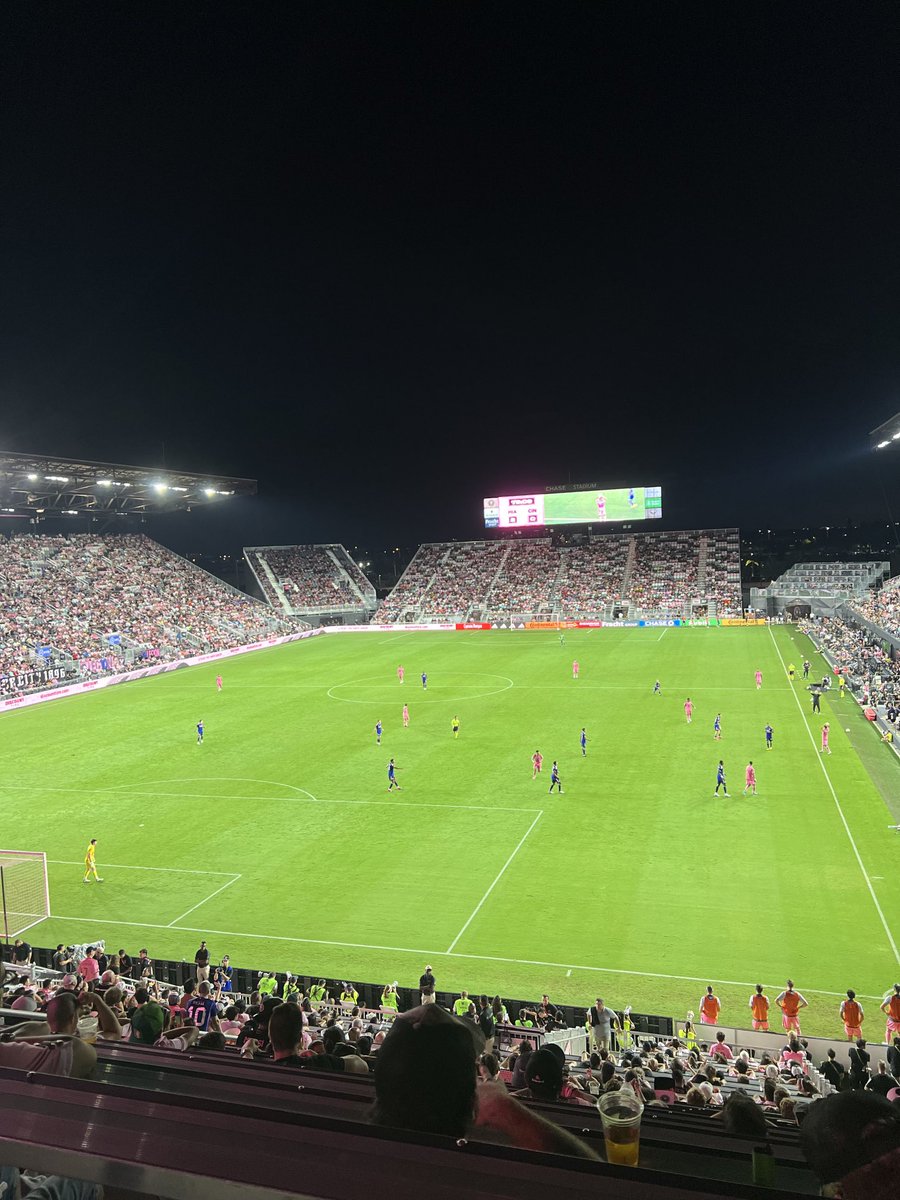 Fun time watching ⁦<a href="/InterMiamiCF/">Inter Miami CF</a>⁩ in Fort Lauderdale⚽️