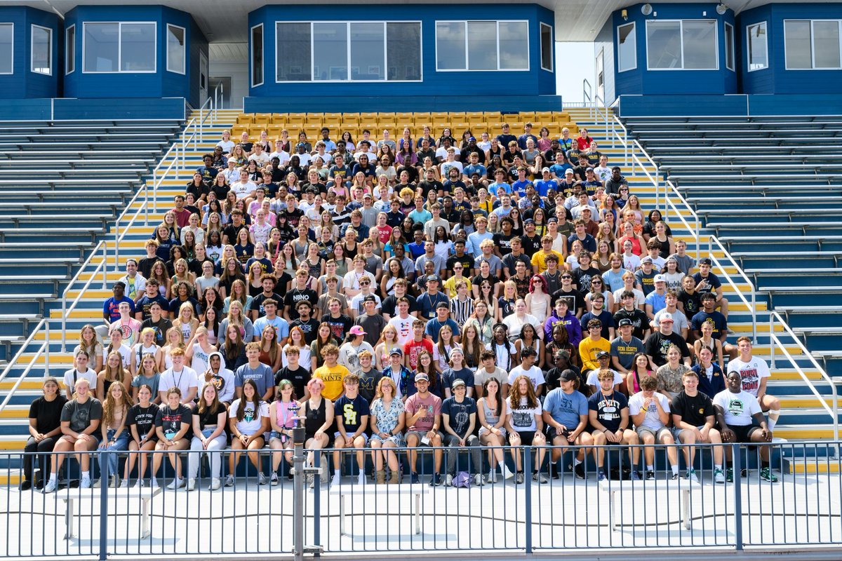 So ends an amazing Orientation Week for our biggest class of incoming freshman yet! Welcome, Saints! #classof2028 #gosaints
