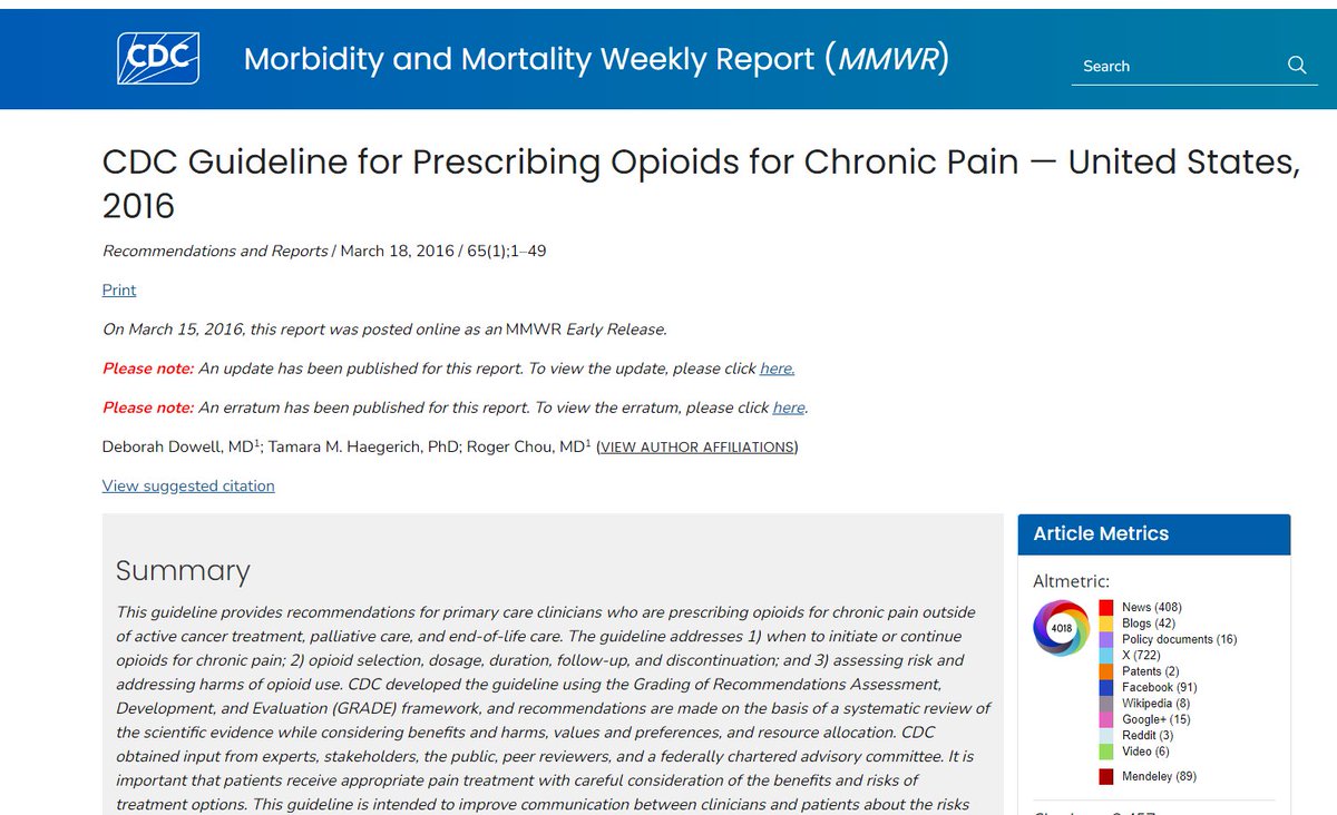 The CDC guidelines are a big reason why so many people are stuck using the poisoned unregulated drug supply and dying.
It should be called Victims of #prohibition Remembrance Day.
#TogetherWeCan sell all drugs just like alcohol and stop the deaths.