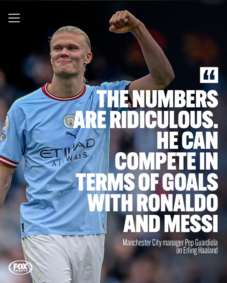 Lofty praise from the City coach 🔥

MORE: bit.ly/3YZlsdQ