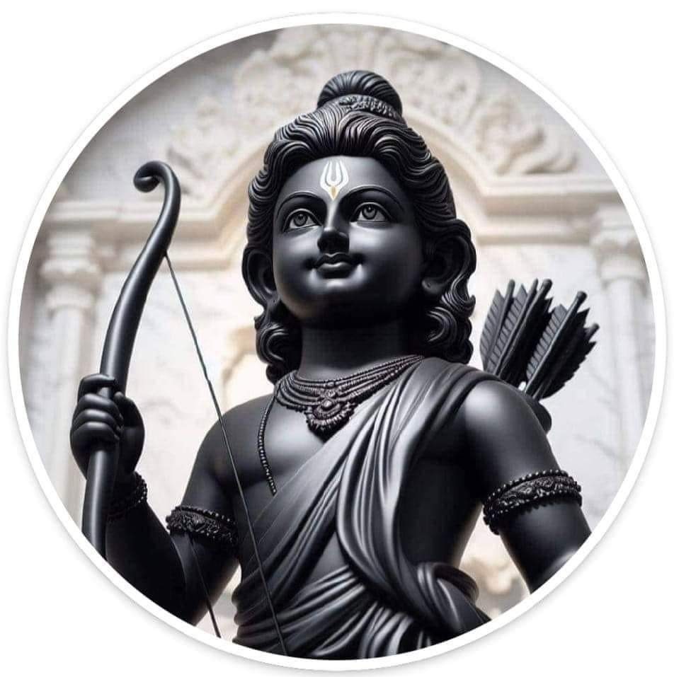 गरज उठे गगन सारा,
समुंदर छोड़े अपना किनारा,
हिल जाए जहान सारा, जब गूंजे जय श्री राम का नारा,
जय श्रीरामचंद्र की जय…♥️🙏