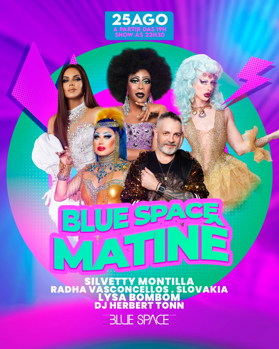 Amanhã, a partir das 19h - MATINÊ BLUE SPACE

Show às 22h30.

Com nome na lista: 20 primeiros VIP, os demais $ 20 entrada até 21h: bit.ly/3IUHDrx

Rua Brigadeiro Galvão, 723 - Barra Funda - São Paulo - SP (Metrô Marechal Deodoro)