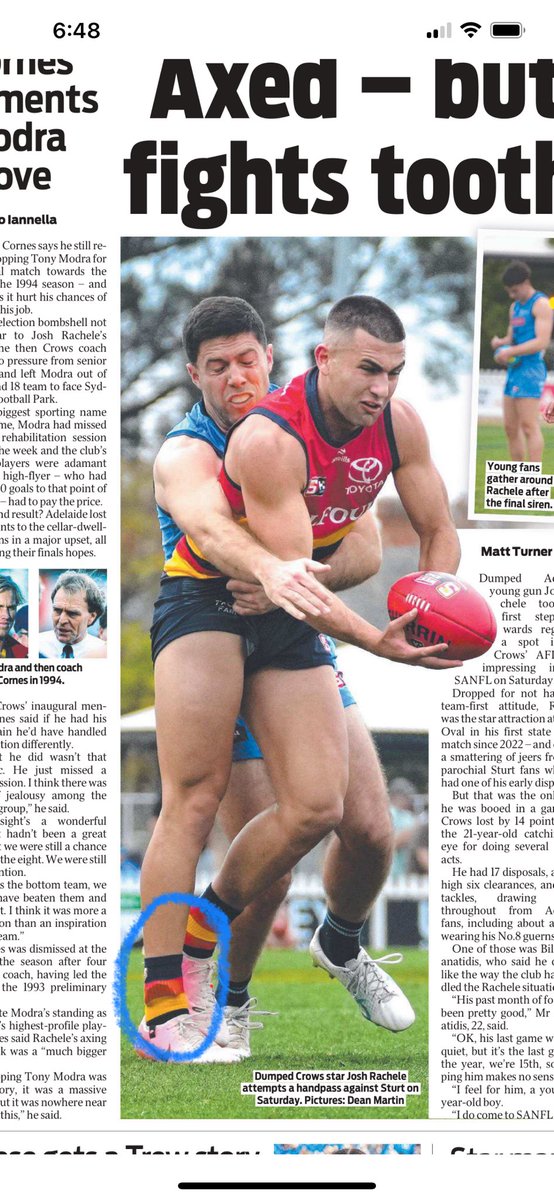 WARNING. To all young football players please don’t leave your mouthguard in your sock.. you could loose your teeth!!!