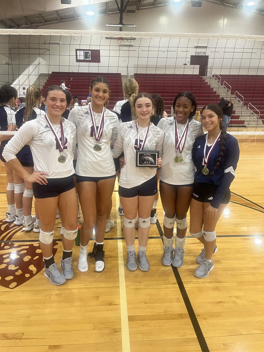 FLORESVILLE JAG CLASSIC TOURNAMENT CHAMPIONS! 🦅🏐🔥 
MVP: Kayla Chavez
All-Tourney: Lily Garza, Nya White, Kiana Lanton, Kaylee Worthington
<a href="/VMAthletics/">Veterans Memorial Eagle Athletics</a> <a href="/VMHSEagles/">Veterans Memorial HS</a> <a href="/qmartinez/">Quinton Martinez</a> <a href="/ChrisThomasson7/">Chris Thomasson - KIII Sports</a> <a href="/ccisdathletics_/">Corpus Christi ISD Office of Athletics</a> <a href="/CCISD/">CCISD</a>