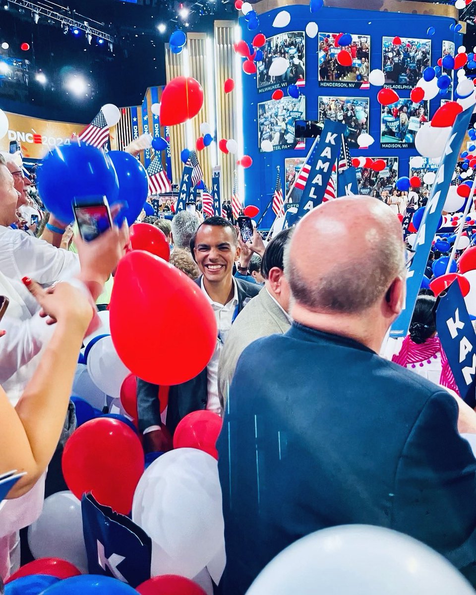 kmpatron's tweet photo. So proud of @rdpatron as a delegate at his first DNC 🇺🇸 https://t.co/d9yaBB3D2u