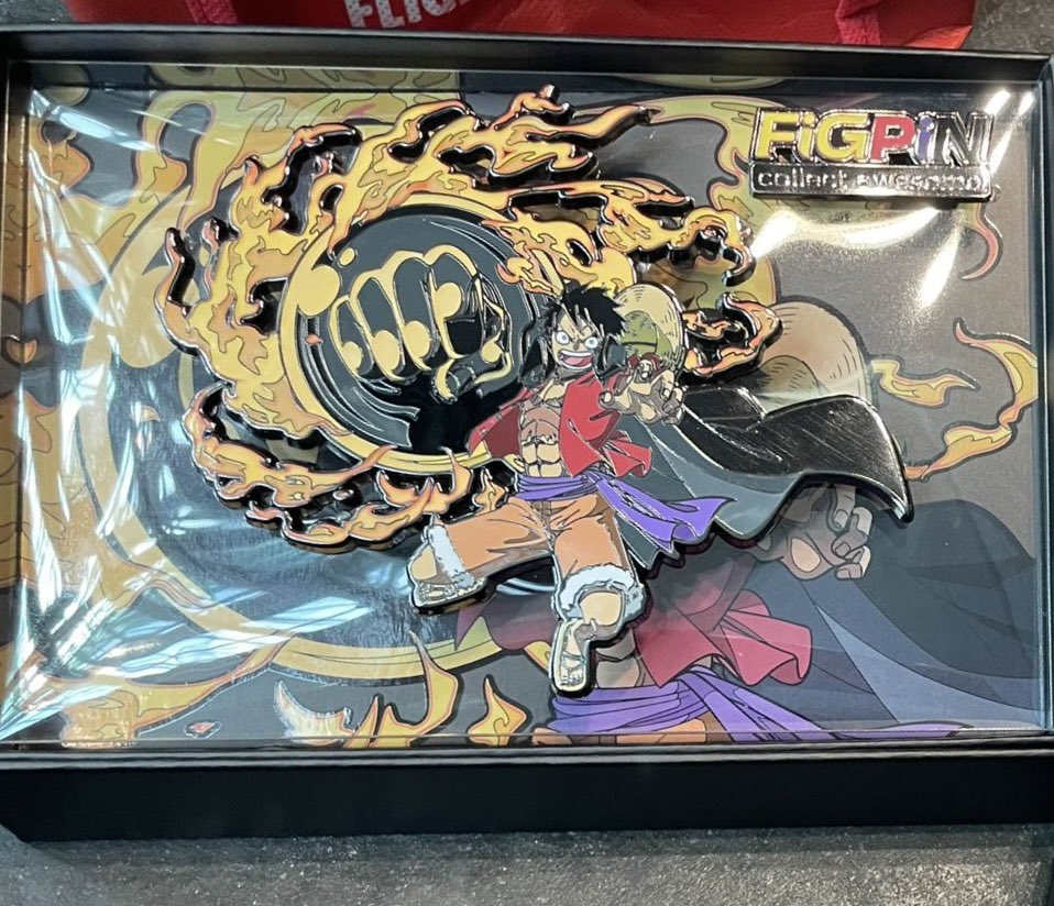 It appears FiGPiN XL Monkey D. Luffy and FiGPiN XL Brook (Egghead