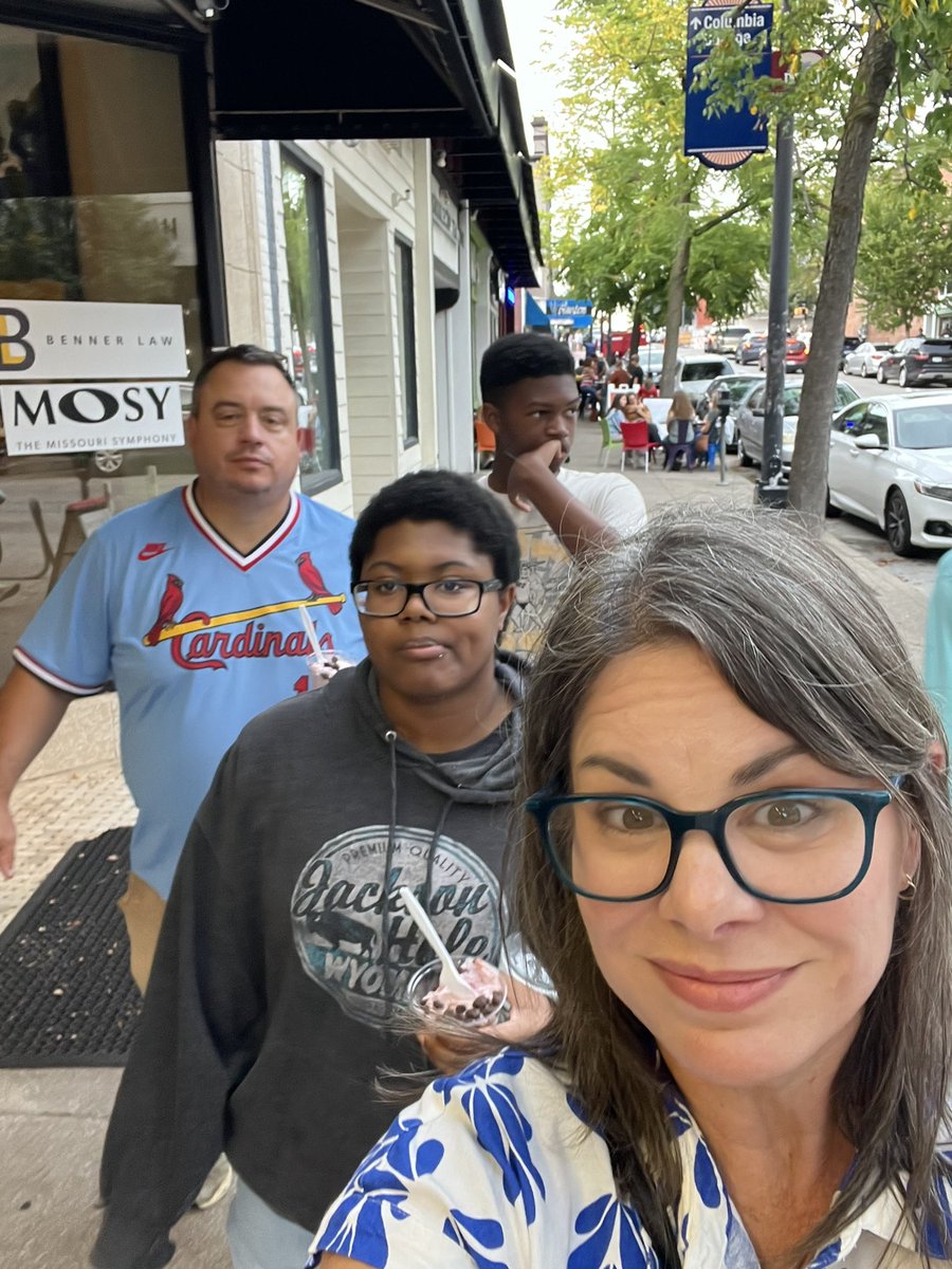 drtlentz's tweet photo. Usually my b-day falls in the middle of opening a school district. Especially thankful to spend this one bumming around my hometown and jamming with my kid. 
Also, my fam got me a dope Ozzie Smith jersey. 
Feeling blessed, https://t.co/8LpeEdEjDy