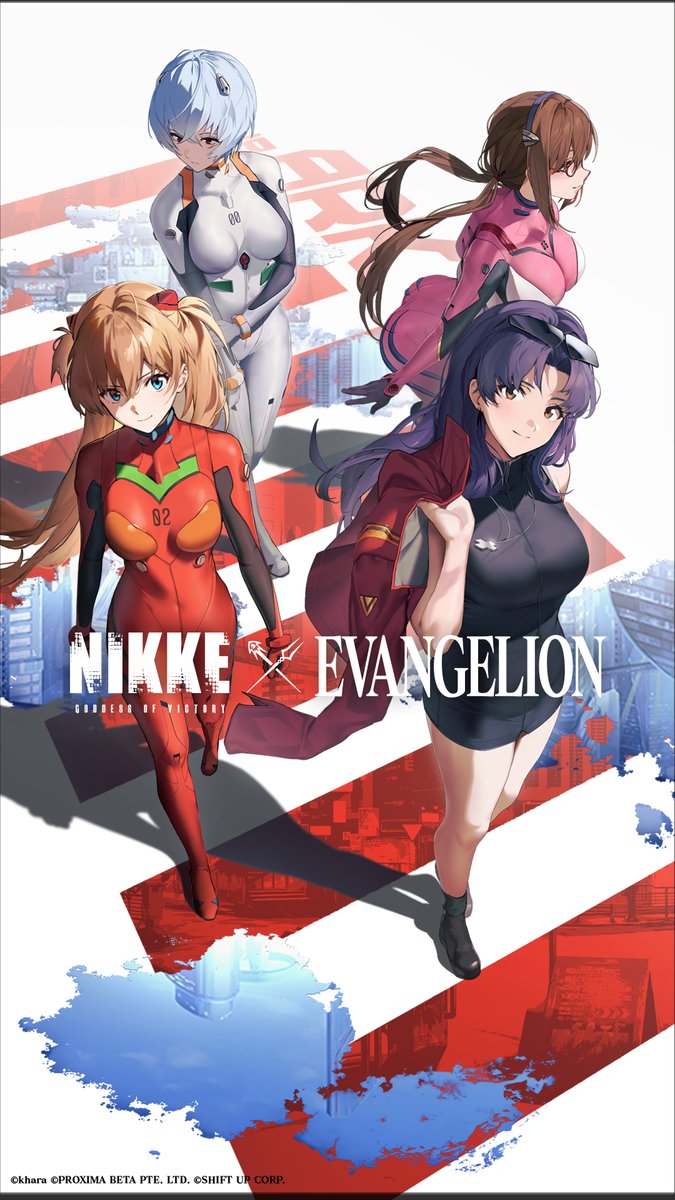 NIKKE_en's tweet photo. 【Wallpaper Distribution】

We are distributing a special 「GODDESS OF VICTORY: NIKKE」 x 「EVANGELION」 collaboration wallpaper to all Commanders! ⭐

Feel free to save and use the wallpapers!

#NIKKE
#NIKKExEVA https://t.co/WZAFRGuIln