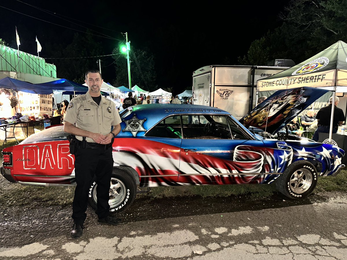 Working a festival tonight. How badass is our DARE car? #deputy #sheriff #OnPatrolLive #OPLive #OPLiveNation #OPLNation #opnation @officialoplive <a href="/ReelzChannel/">REELZ</a>
