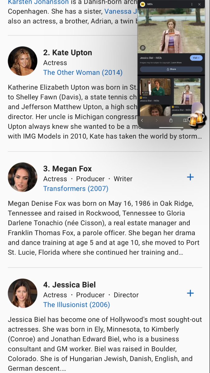 doricbronson's tweet photo. discussing IMDb’s list of hottest girls with a buddy, who the fuck made this list? https://t.co/ctm9NzywKf