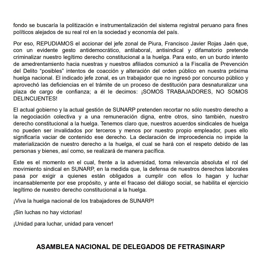 fetrasinarp's tweet photo. Huelga nacional, 28 y 29 de agosto del 2024 https://t.co/z9rRmC95Of