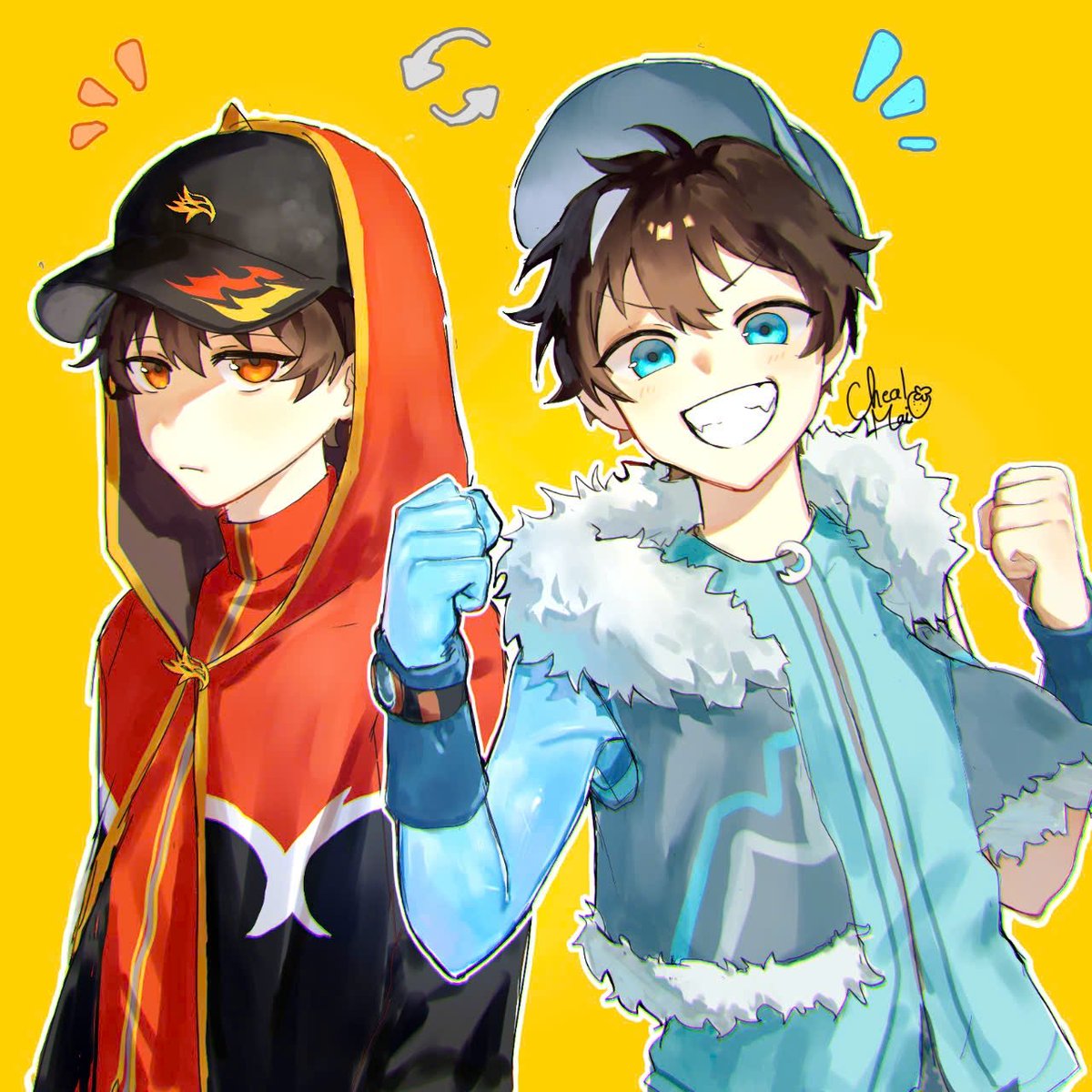 MaiXun614795's tweet photo. ❄🔥#BoBoiBoy #boboiboyfanart https://t.co/jNtBtgJvcZ