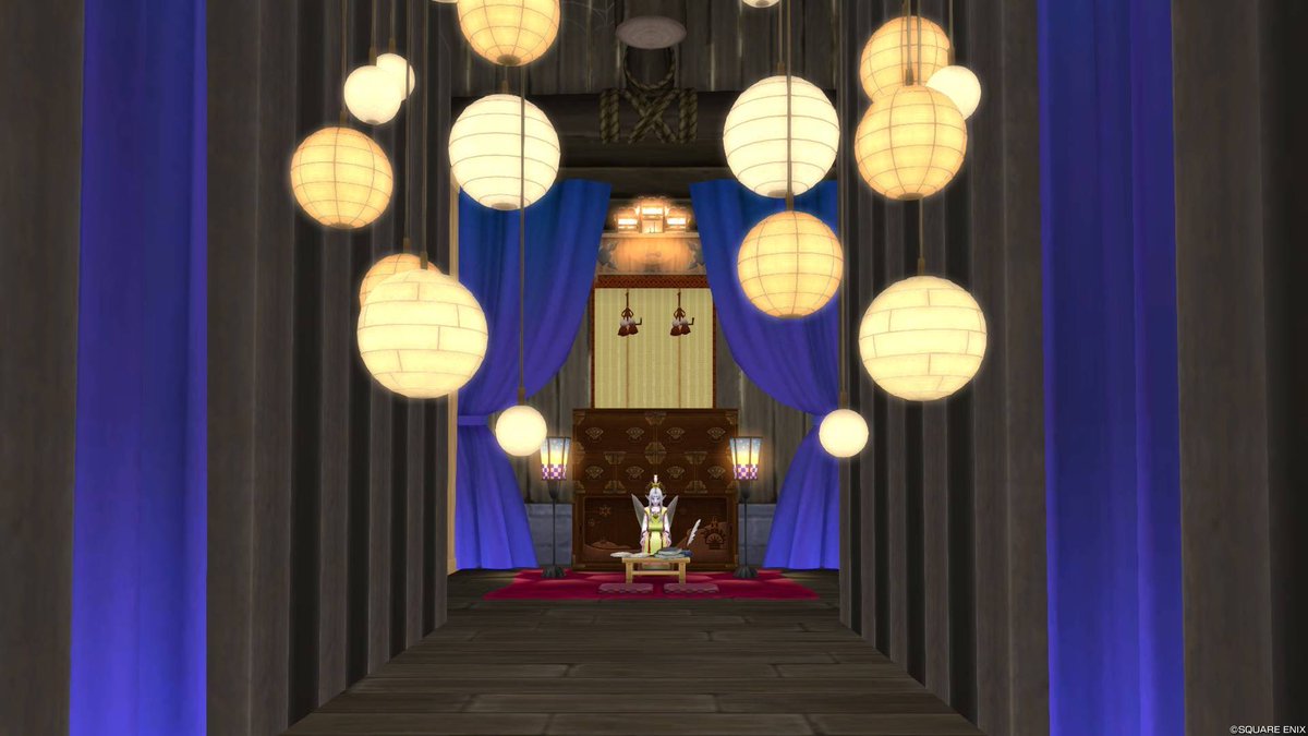 dqxsien's tweet photo. #無課金ハウジング訪問会

1軒目　さおりさん(@riinutan )
庭のテラスでいきなり度肝を抜かれた。中のお宿はいい雰囲気でベビーベッドがあったのが良過ぎた。ゴマちゃんかわいい。

日差しの入る方向で窓の光り方が変わったりエックス君がお風呂覗いてたり細やかなとてもいい家でした。 https://t.co/ciGZd838IG
