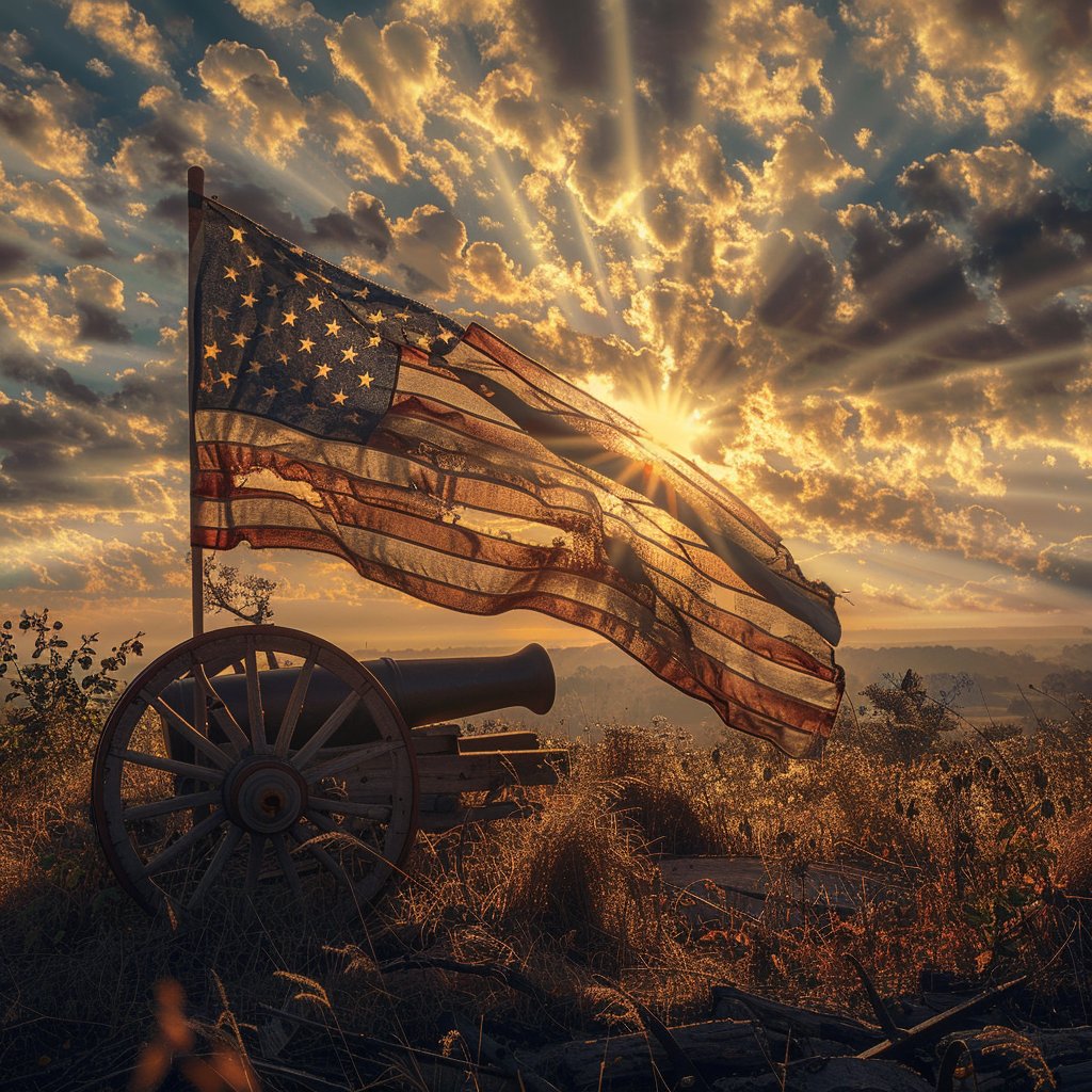 CarinCamen's tweet image. In 1775, at Bunker Hill, American forces proved their resolve, standing strong against the might of the British. Though the battle was lost, it marked the beginning of a determined fight for independence. 

#BunkerHill 
#UnitedInResolve #EchoesofUnity