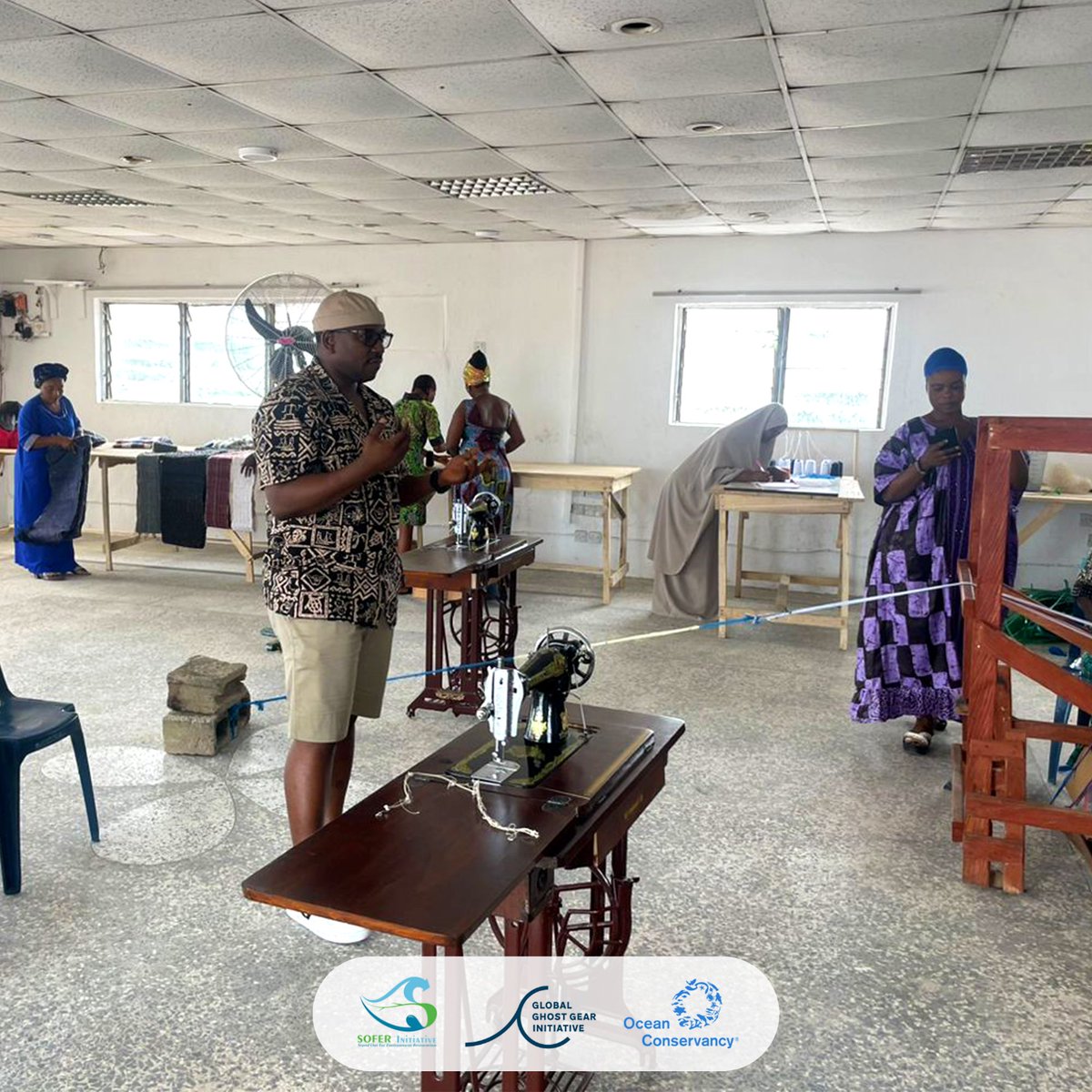 SOFERInit's tweet image. At Badagry CIC, our M&amp;amp;E session highlighted FNG-CIC's impact: turning waste nets into products, reducing ocean pollution, empowering women, and promoting sustainability. Partnering with GGGI &amp;amp; Ocean Conservancy to align with UN SDGs.
#SOFERInitiative #SustainableDevelopment