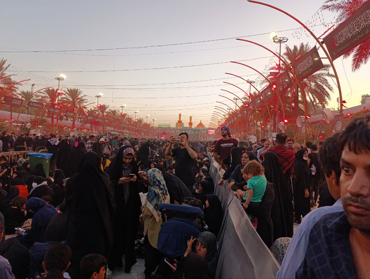 به به چه زیبا بود بین الحرمین #حب_الحسین_یجمعنا #راه_حسین