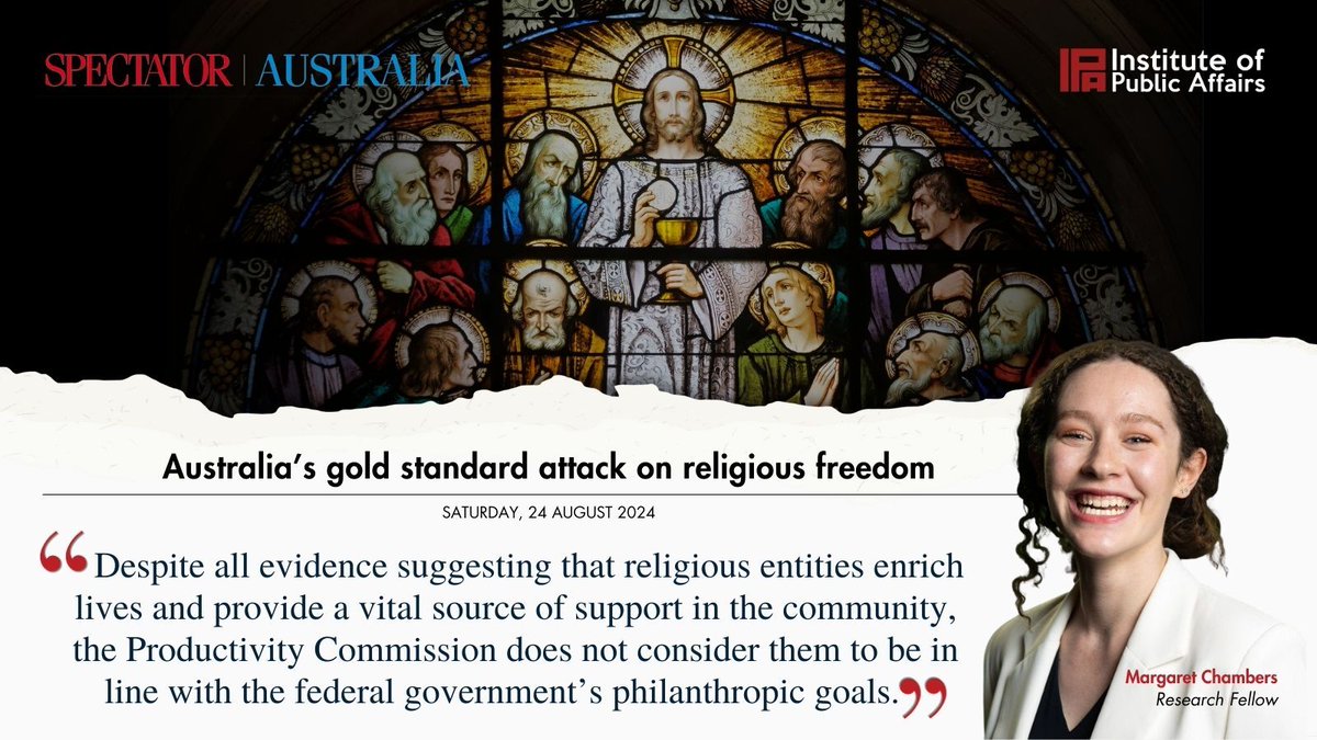 Institute of Public Affairs (@theipa) on Twitter photo “In Australia, attacking Christianity has become a sport for the elites and the political class.”
The attacks on Australia’s religious institutions all seek to hand power to activists to curtail thought they do agree with #auspol
Margaret Chambers in The <a href="/SpectatorOz/">The Spectator Australia</a>: “In Australia, attacking Christianity has become a sport for the elites and the political class.”
The attacks on Australia’s religious institutions all seek to hand power to activists to curtail thought they do agree with #auspol
Margaret Chambers in The <a href="/SpectatorOz/">The Spectator Australia</a>: