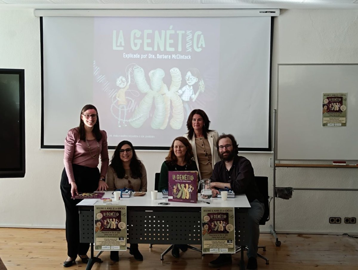 bvs_spain's tweet photo. Presentación en #ISCIII de libros infantiles y juveniles de divulgación científica sobre ciencias de la salud de #BNCS

🧠🔬Libro ¡Viva Cajal! 📽️ https://t.co/eKEC4UCpNr

🧬👩‍🔬Taller literario La genética, explicada por la Dra. Barbara McClintock https://t.co/KEpXzecxMK #SGITCMR https://t.co/AuJchCnKwh