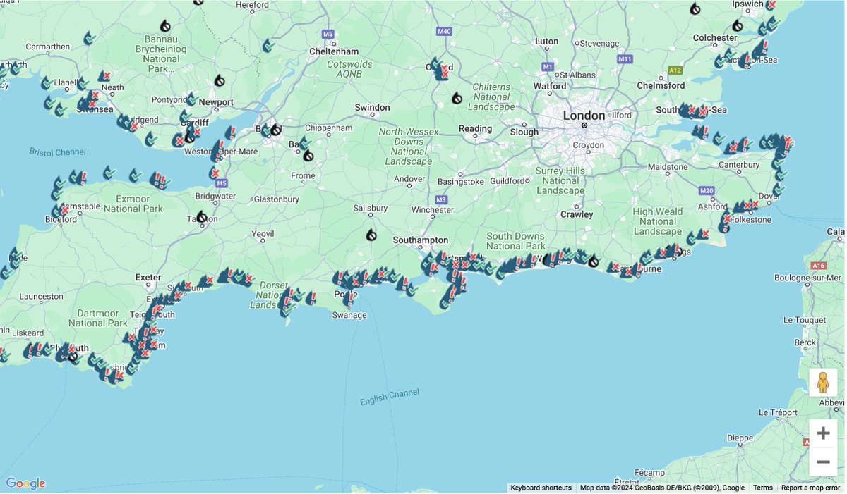 Feargal_Sharkey's tweet image. From St Austell in Cornwall to the Thames Estuary by my reckoning there are currently 87 different locations where sewage is being dumped on beaches and into the sea.

So how's you're bank holiday weekend going?