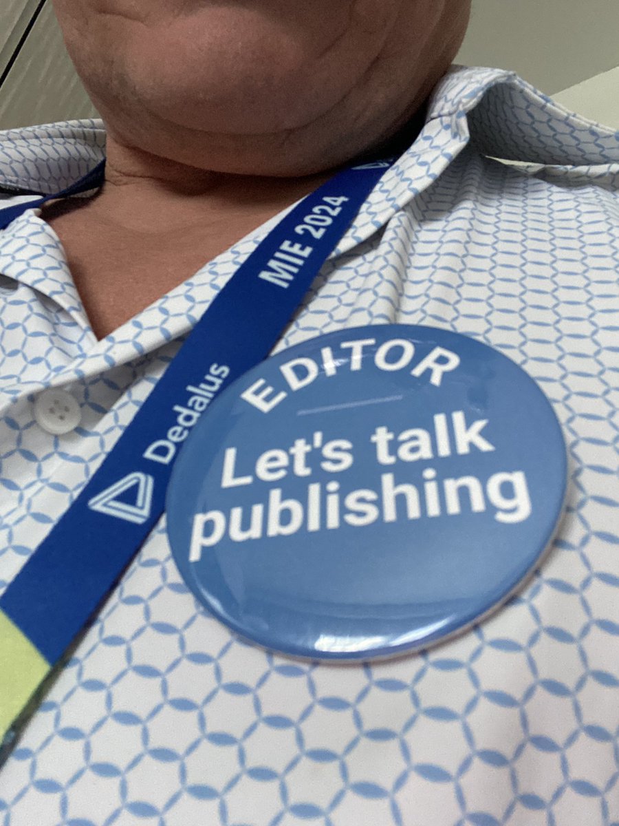 eysenbach's tweet photo. Meet me in Athens! There are about 6 editors from different JMIR journals at the Medical Informatics Europe (MIE24) Conference - you can recognize them by the “Editor - Let’s talk publishing” button!

#mie24 #medicalinformatics #digitalhealth #ehealth #jmir #JMIRpub #JMIRatMIE https://t.co/7QF1bPu8OO