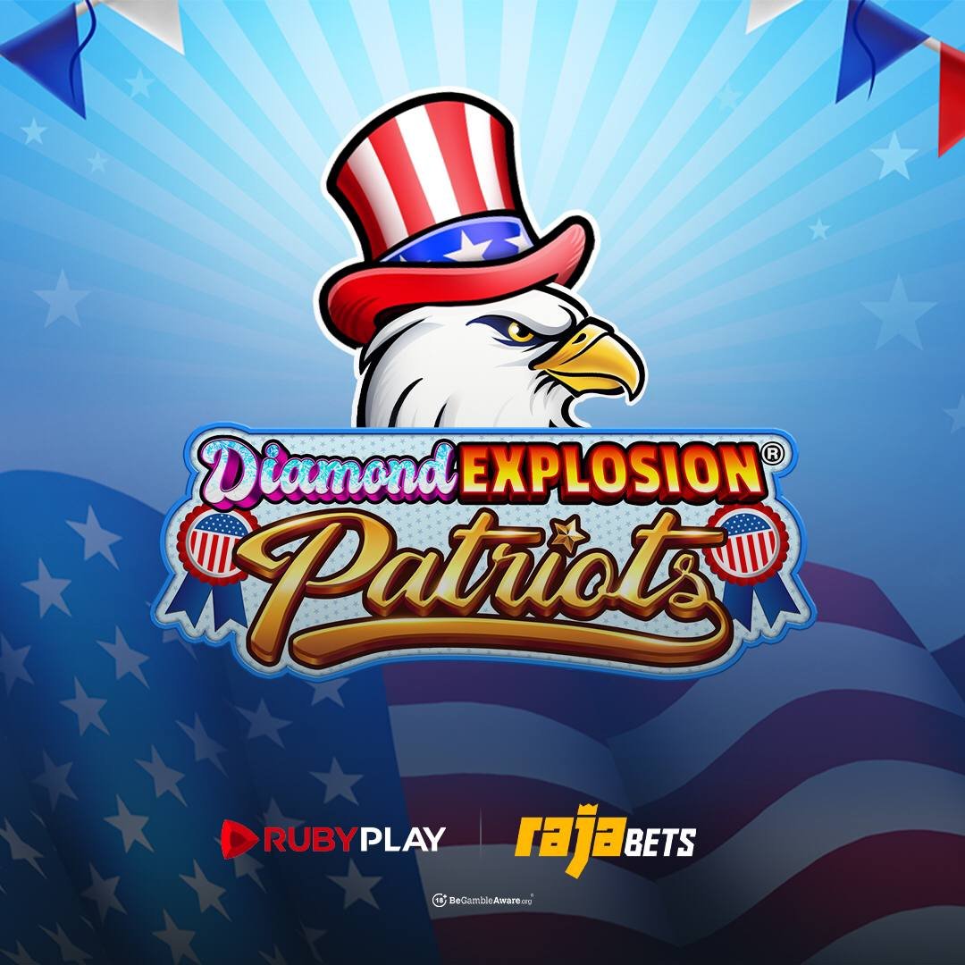 ReadScoops's tweet image. Ruby Play's new game Diamond Explosion Patriots is on Rajabets! 🦅 @smileagainraja 

Join to play: bit.ly/RSRajja

#Rajabets #RubyPlay #OnlineCasino