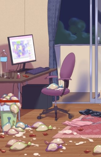Despite the fact that he doesn't usually express emotion, his libido is strong enough that Tamamo and Nero together can't handle him.

That's why his room in Chaldea looks like this.

"Ha... I definitely need a maid to clean this place."