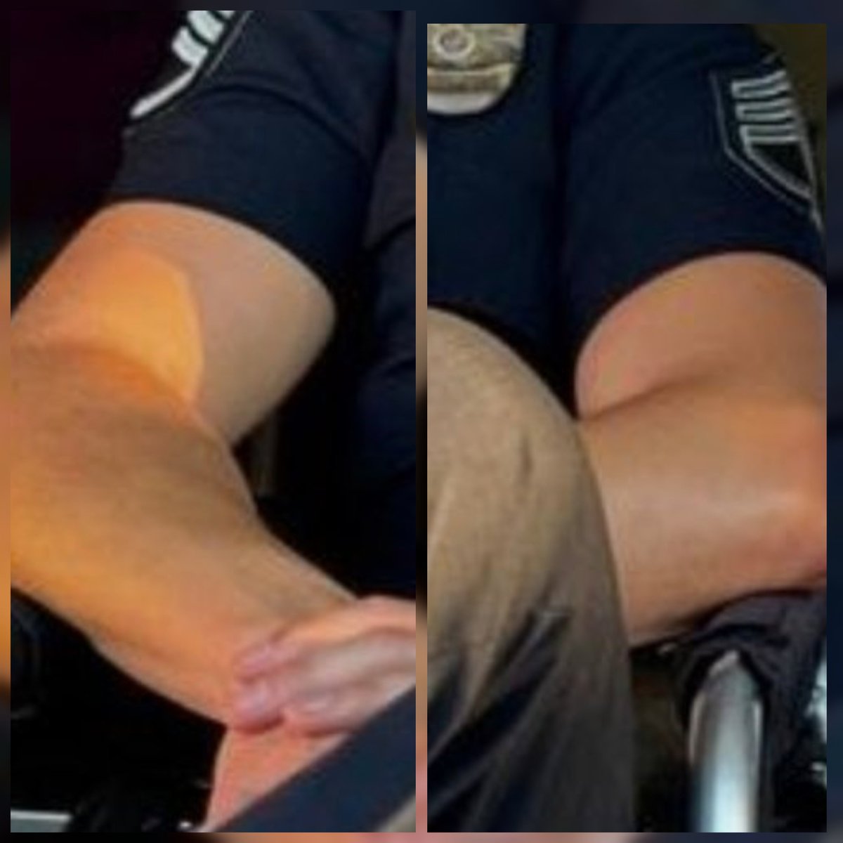 silverskull_yay's tweet image. I got over excited for a minute because WAXED ARMS = TATTOOS
But it was probably just the film he was doing in Puerto Rico. #ripJake 😭